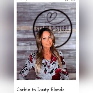 Stacy's Story Wig Corbin Dusty Blonde Women's Wig NWT
